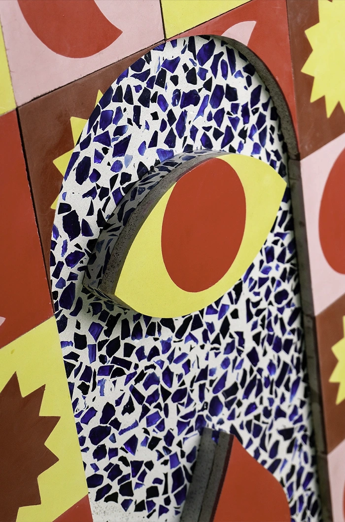 Fresque murale en Terrazzo et Carreaux de ciment.
Lisbonne 2024