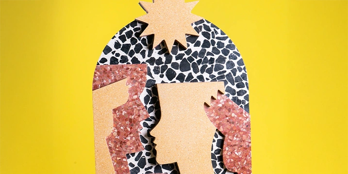 Fresque murale en Terrazzo de differentes couleurs et textures
Lisbonne 2024